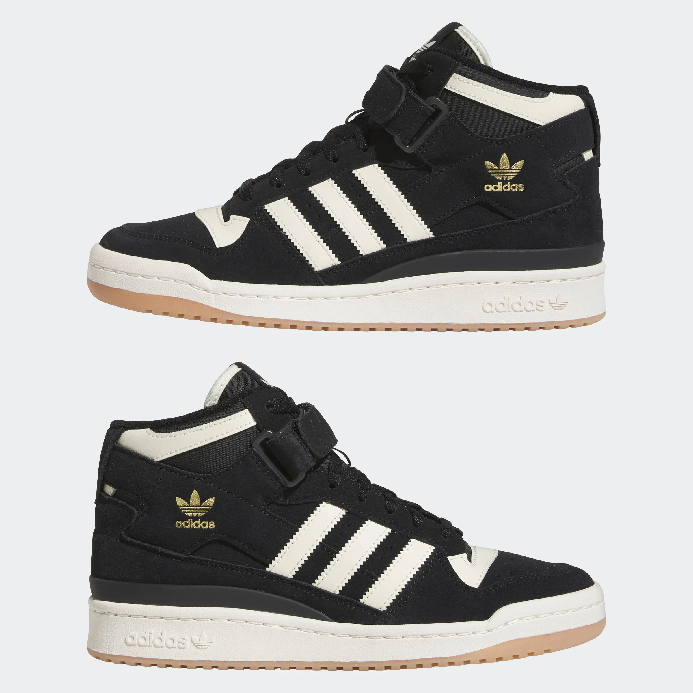 Men's adidas Originals Forum Mid Shoes Black