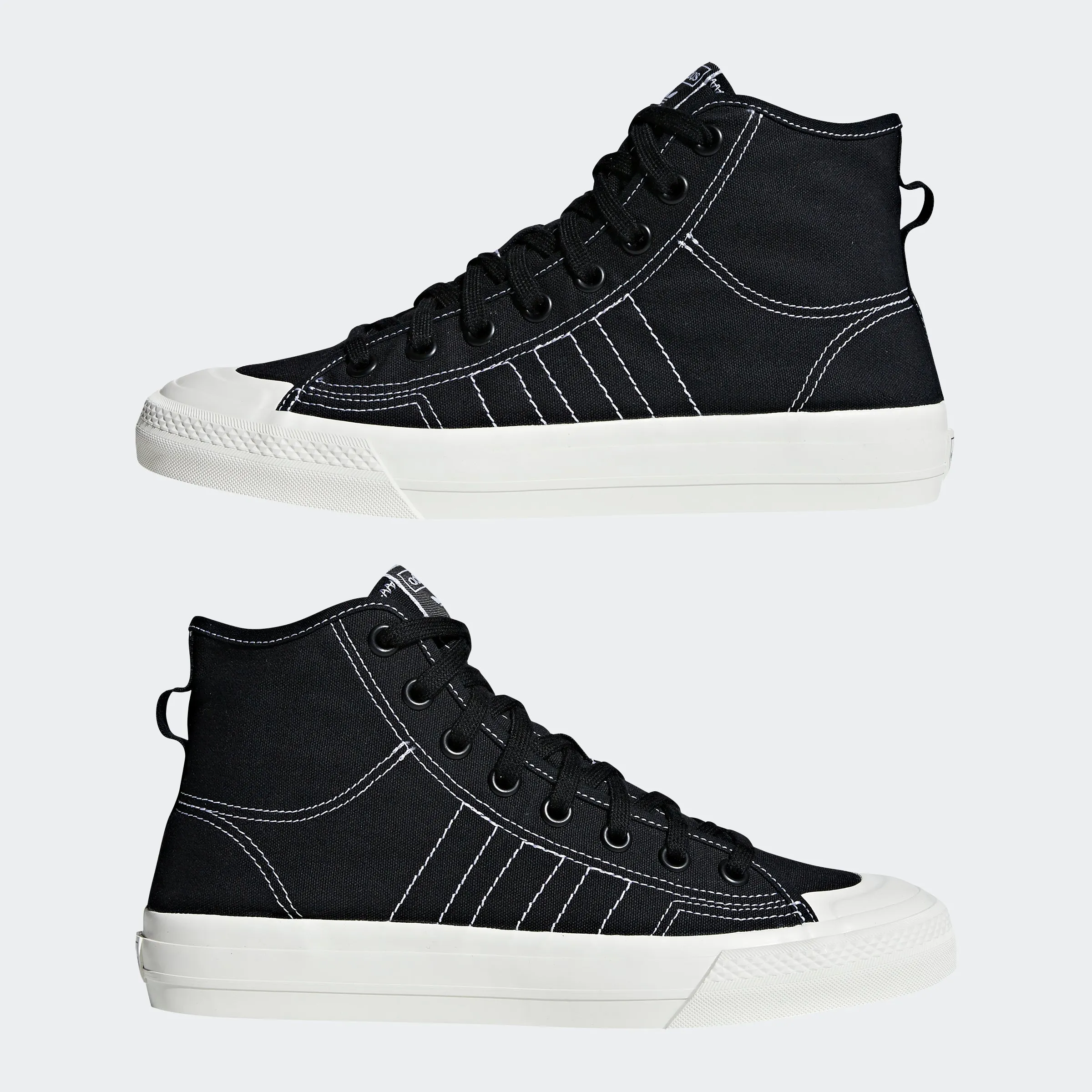 Men's adidas Originals Nizza RF Hi Shoes Black