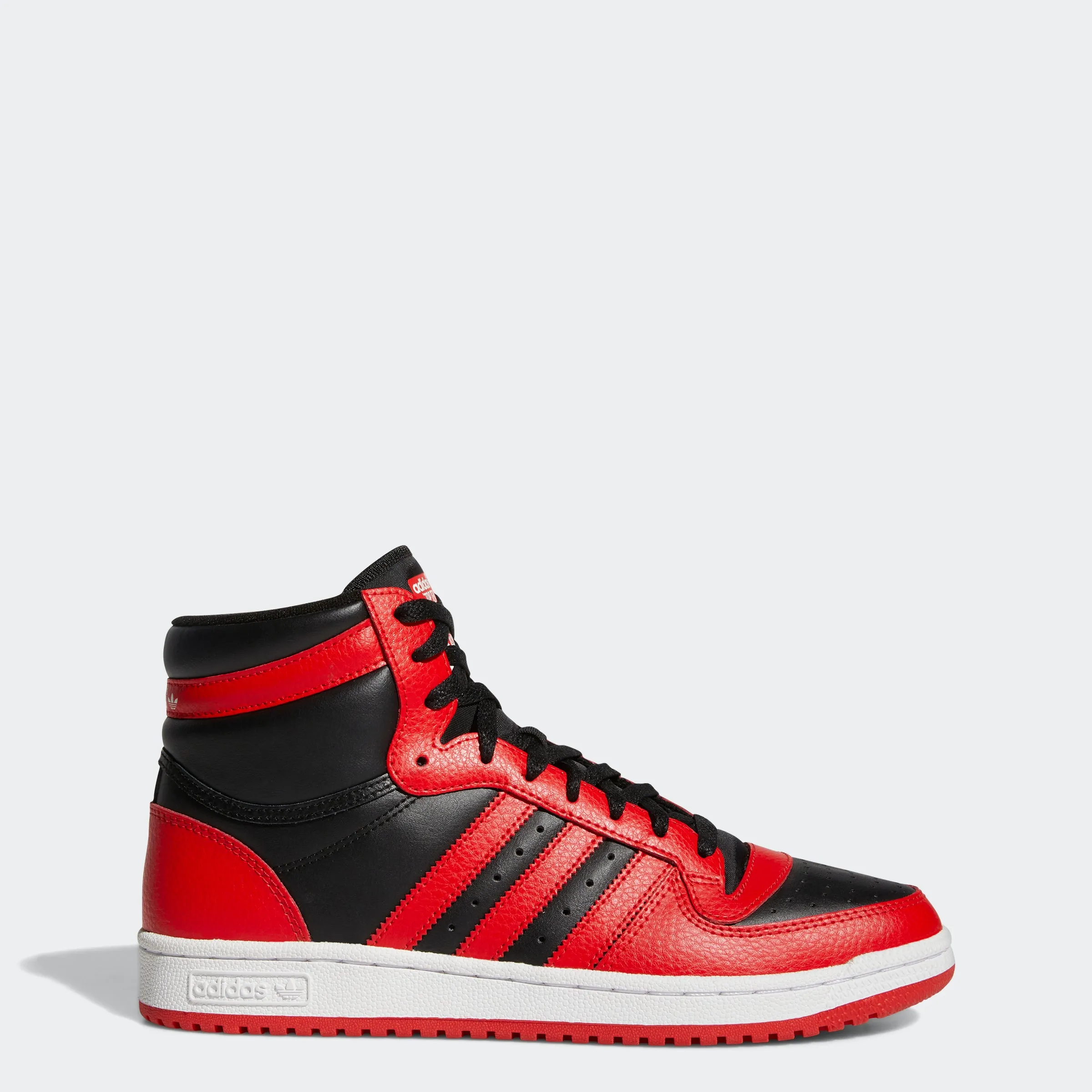 Men’s adidas Originals Top Ten Shoes Black Red