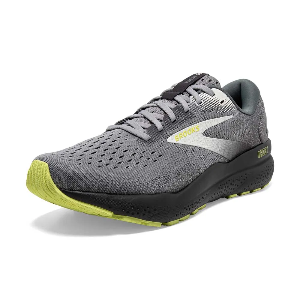 Men's Ghost 16 Running Shoe - Primer/Grey/Lime - Regular (D)