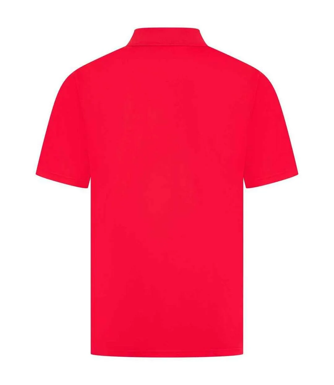 Mens pique polo shirt red Henbury