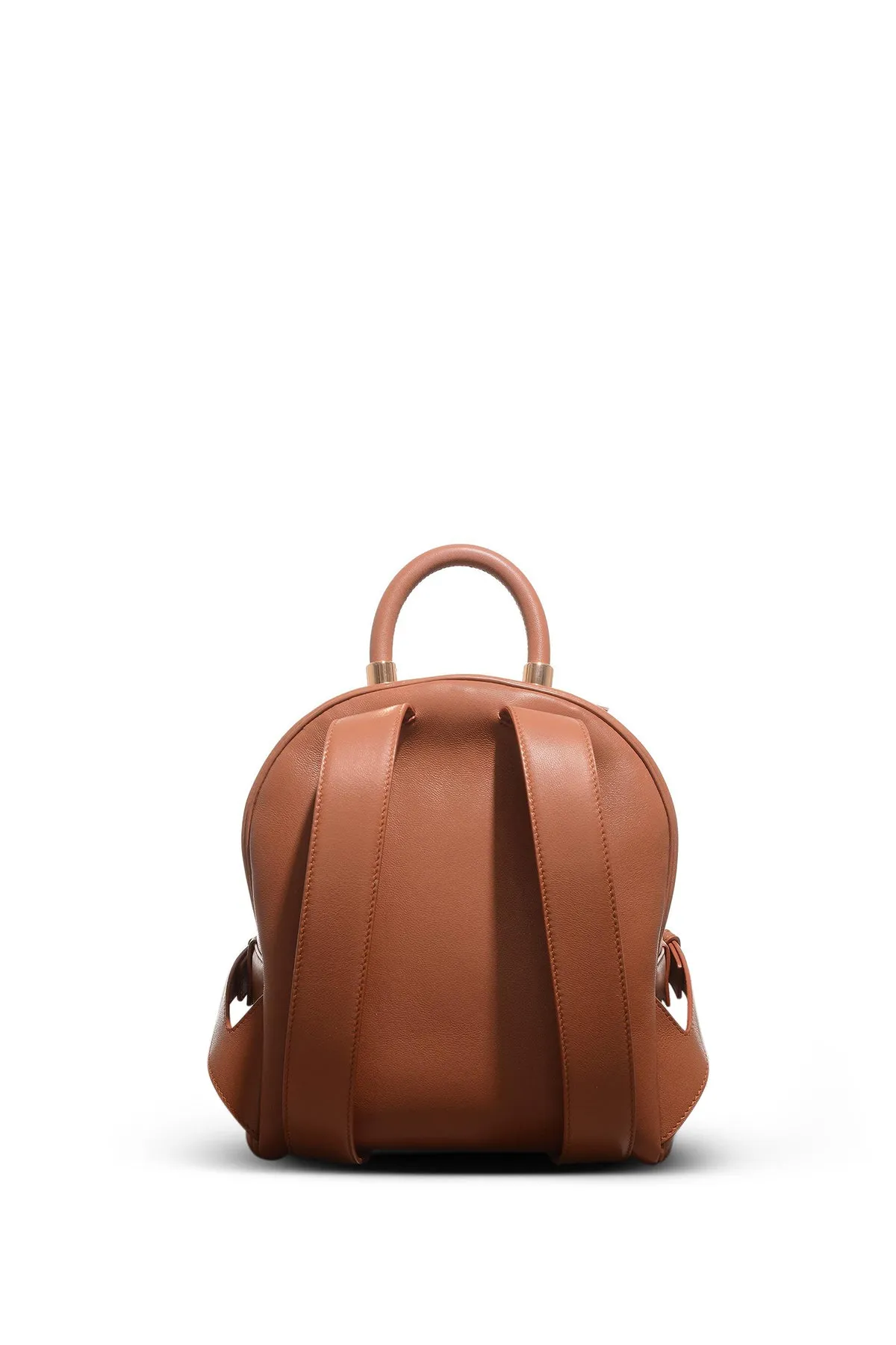 Mini Billie Backpack in Cognac Nappa Leather