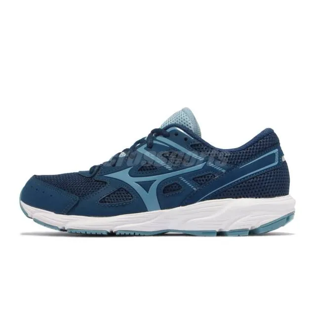 Mizuno Spark 6 Blue Navy White Women Running Sports Shoe...