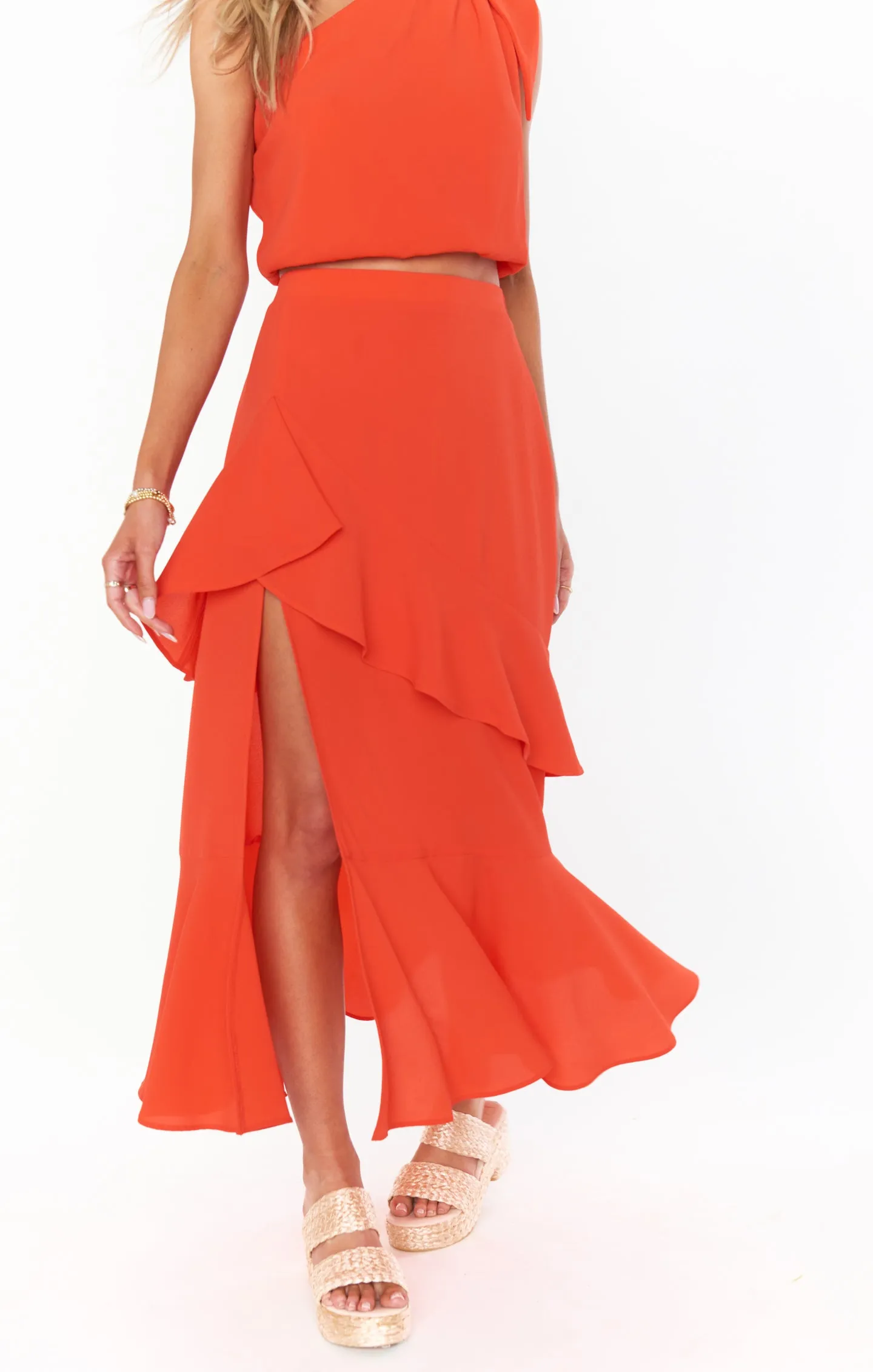 Nala Ruffle Skirt ~ Bellini