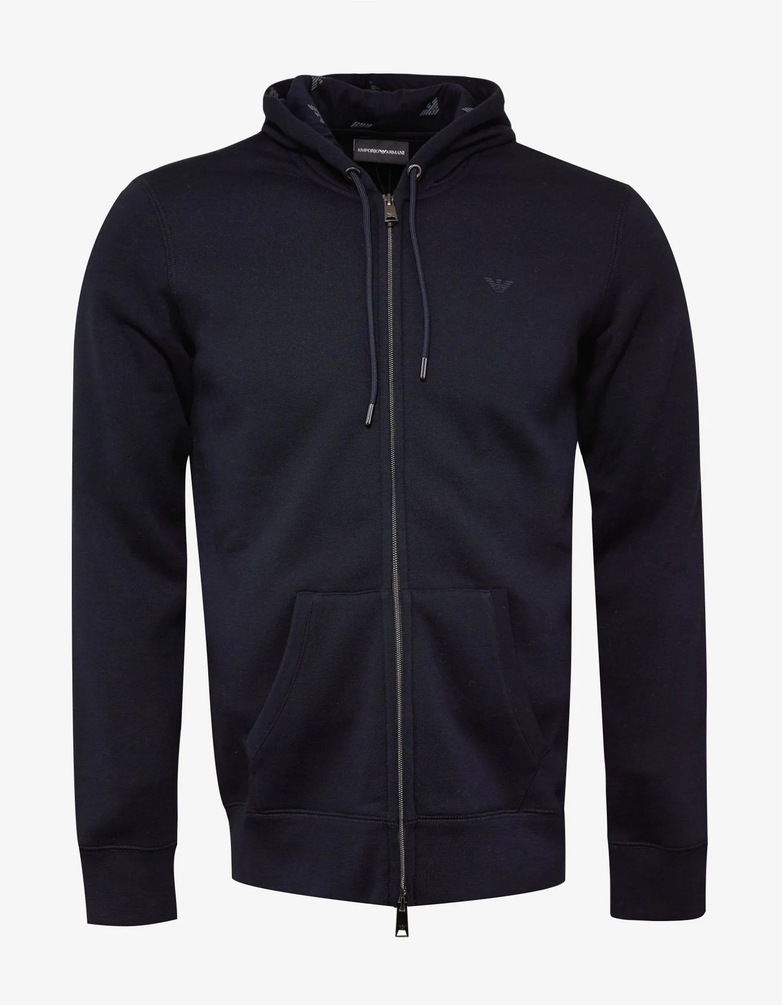 Navy Blue Eagle Logo Hooded Tracksuit