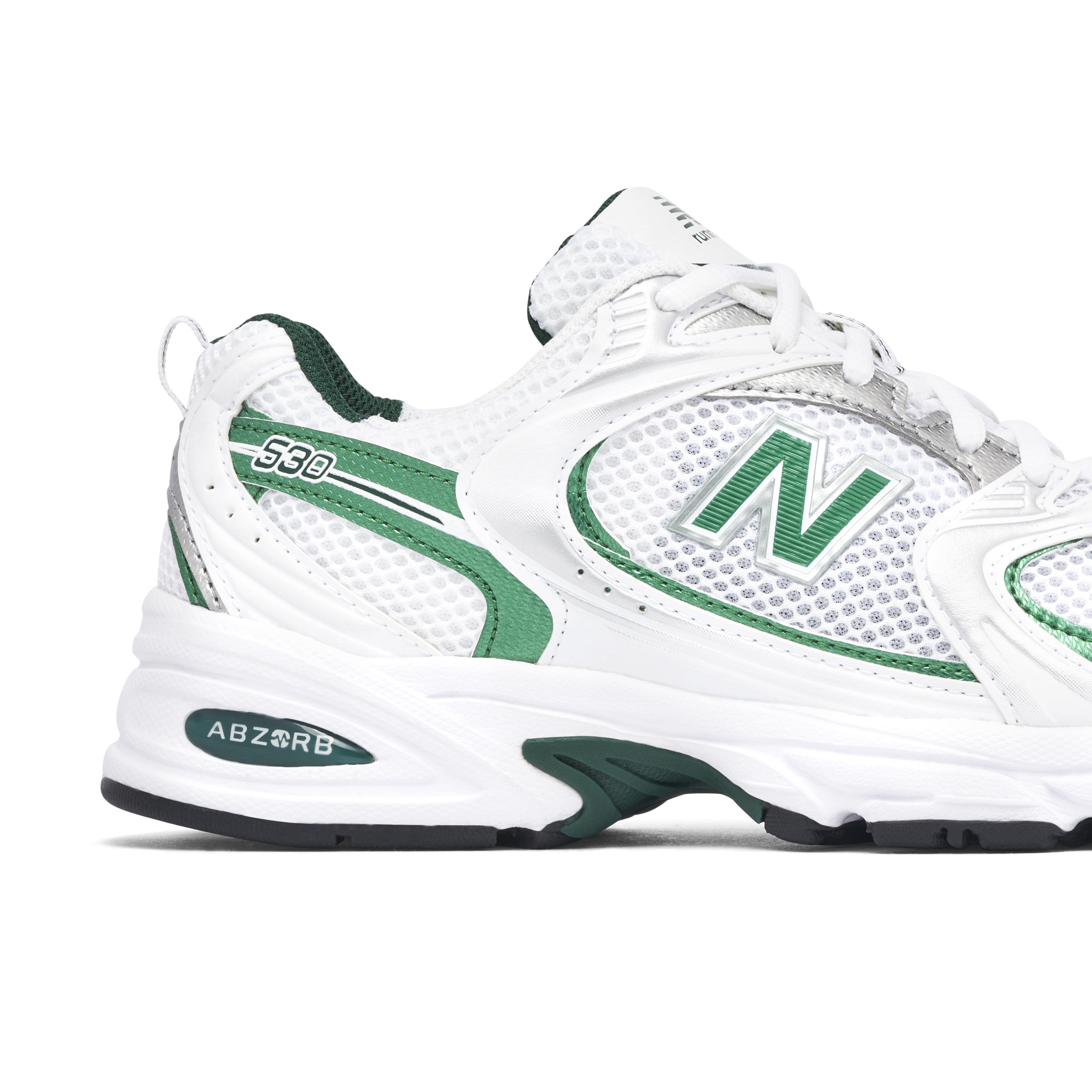 New Balance 530 White Nightwatch Green | MR530ENG | Laced