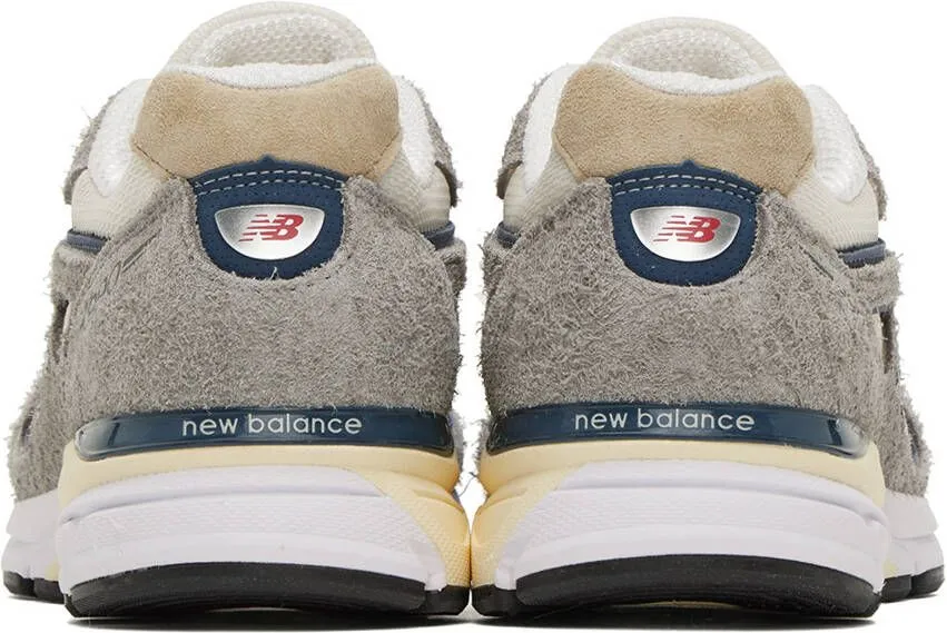 New Balance Gray Made In USA 990v4 Sneakers