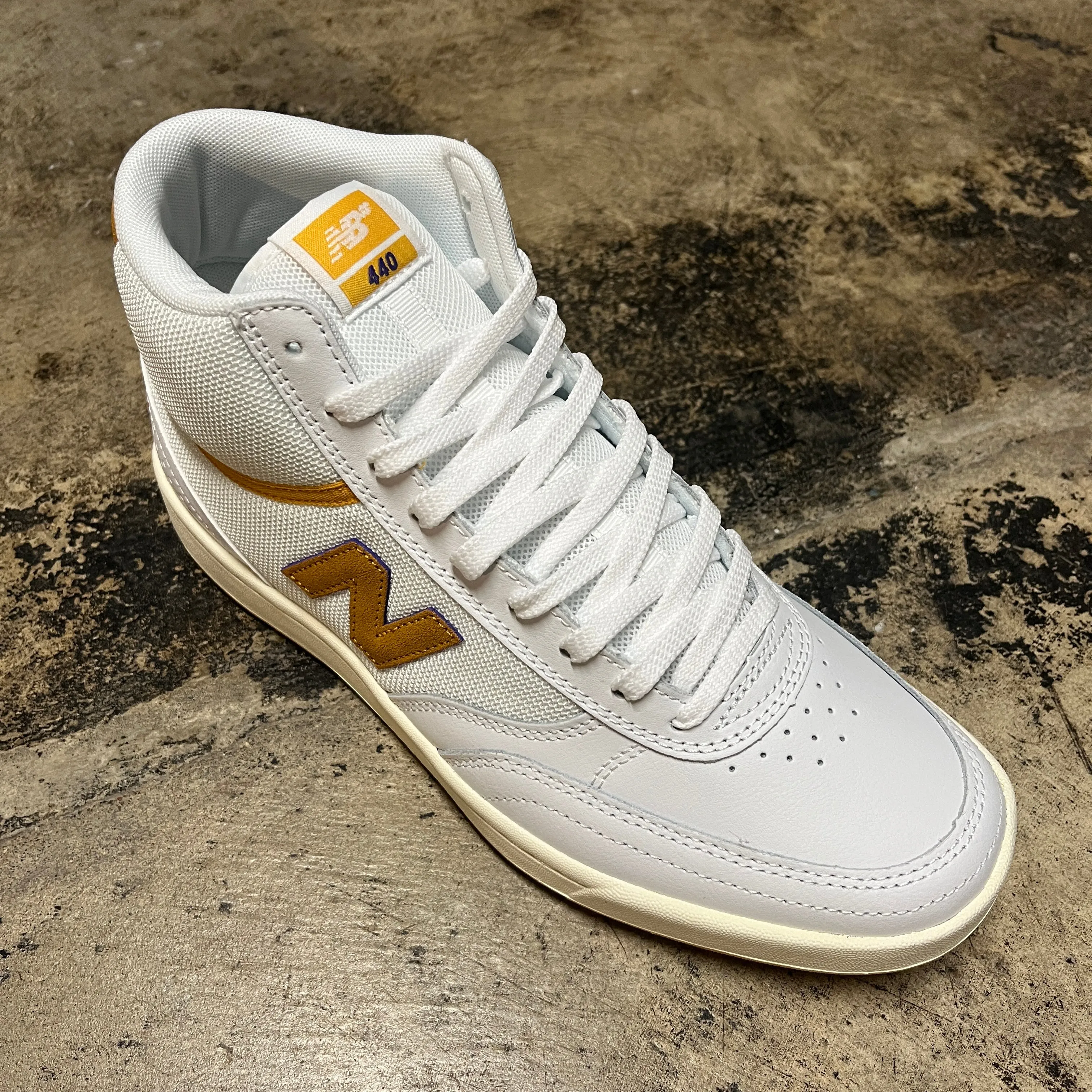 NEW BALANCE NUMERIC 440 HIGH (WHITE/YELLOW) NM440HJR