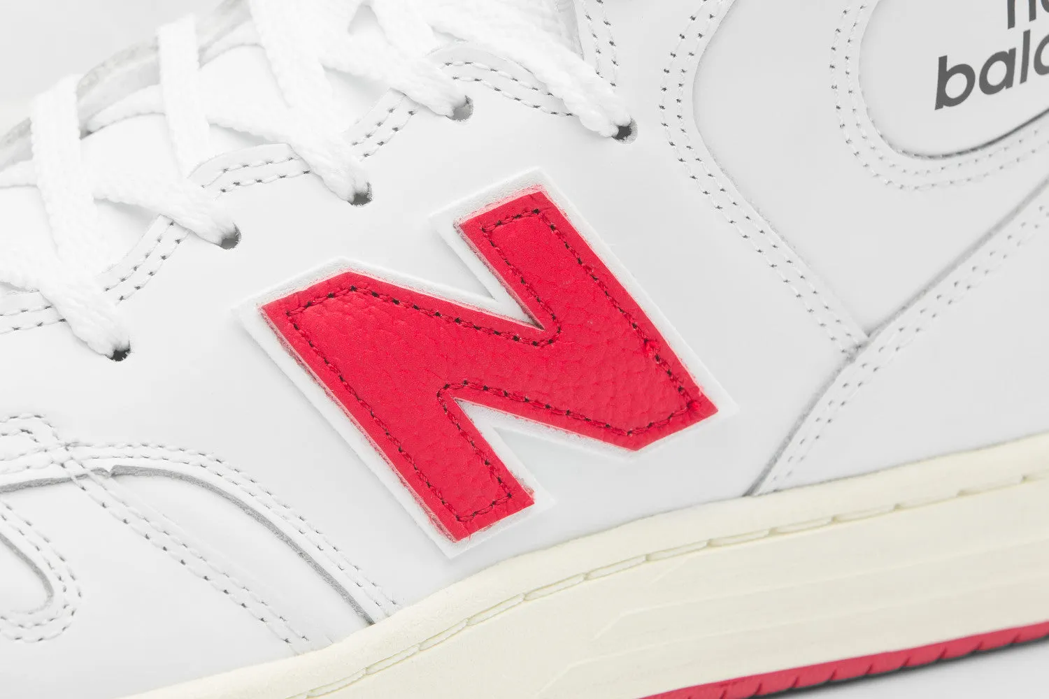 New Balance Numeric 480 High (White Leather/Red)