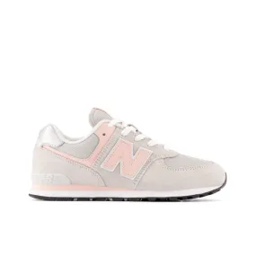 New Balance Youth Girls 574 Running Shoe - GC574EVK (Wide)