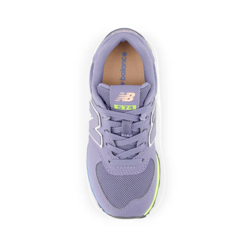 New Balance Youth Girls 574 Running Shoe - PC574MSD