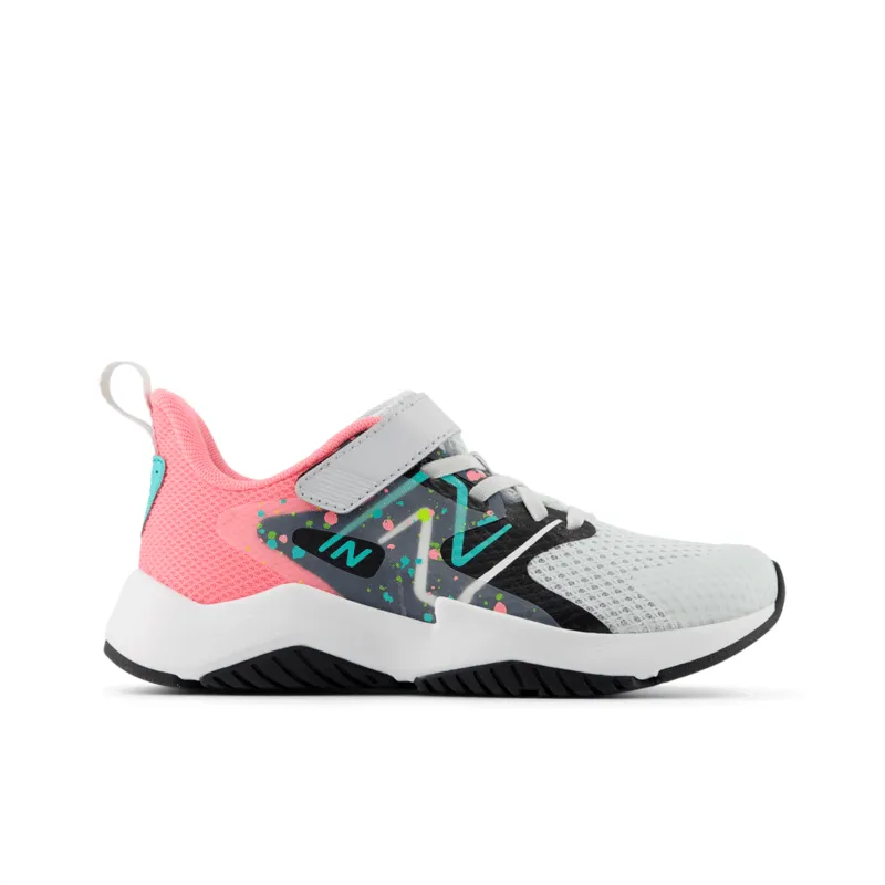 New Balance Youth Girls Rave Run V2 Bungee Lace with Top Strap - YTRAVKP2