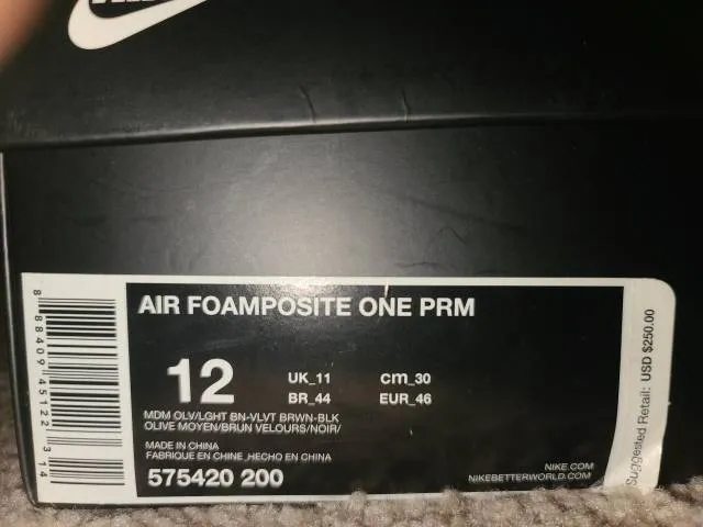 Nike Air Foamposite One PRM