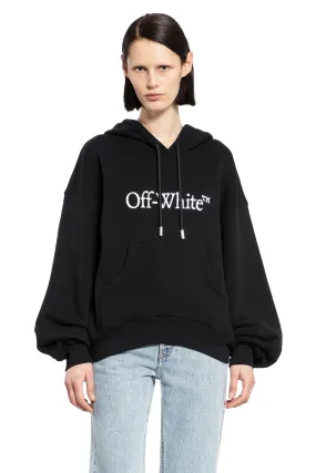 off-white big bookish logo hoodie