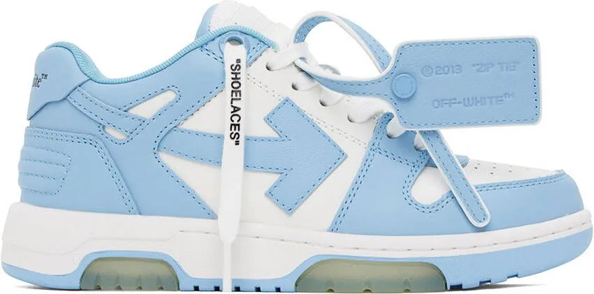 Off-White Blue & White Out Of Office Sneakers