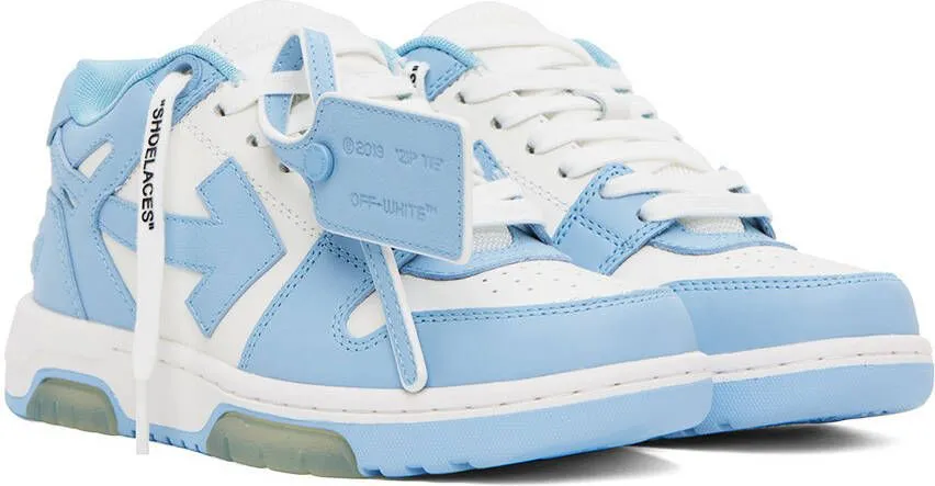 Off-White Blue & White Out Of Office Sneakers