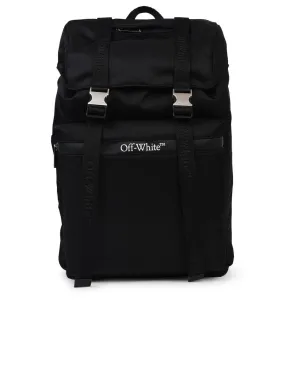 Off White    Off White Black Fabric Backpack