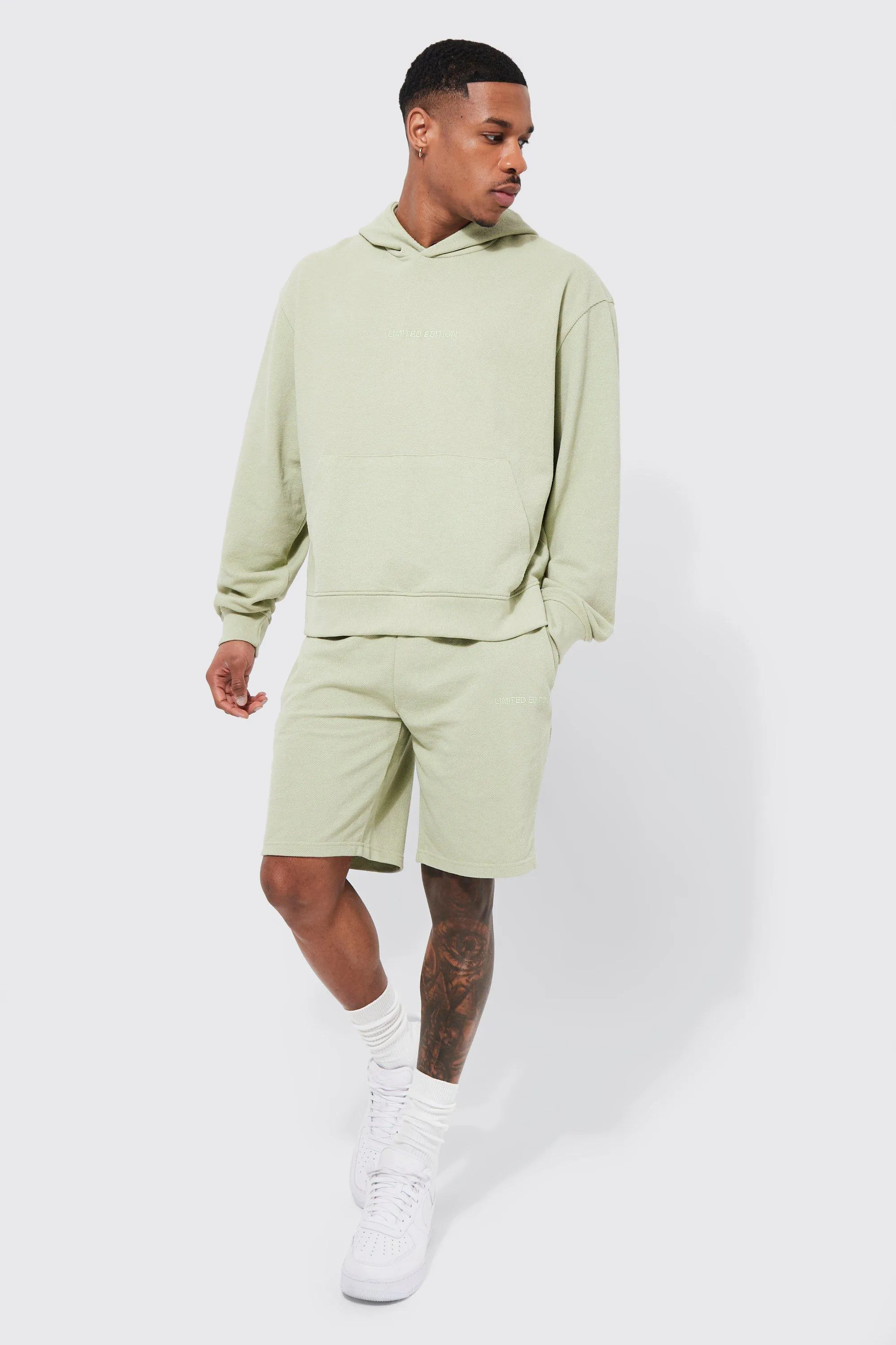 Oversized Boxy Limited Pique Short Tracksuit