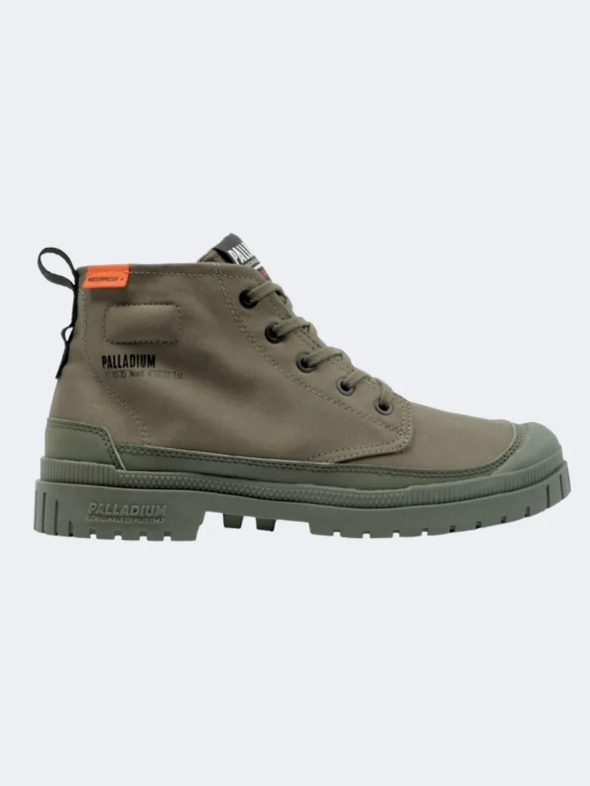 Palladium Sp20 Hi Waterproof Men Lifestyle Shoes Olive Night