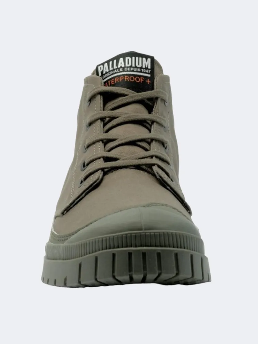 Palladium Sp20 Hi Waterproof Men Lifestyle Shoes Olive Night