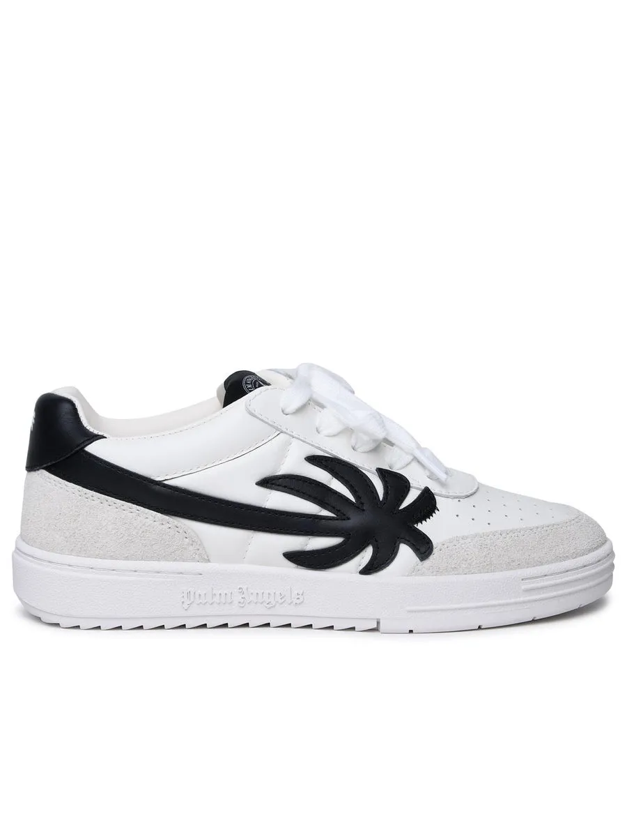 Palm Angels    Palm Angels 'Palm Beach University' White Lear Sneakers