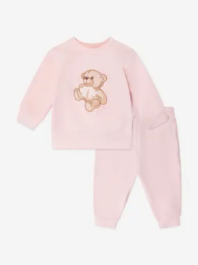 Patachou Baby Girls Teddy Bear Tracksuit in Pink