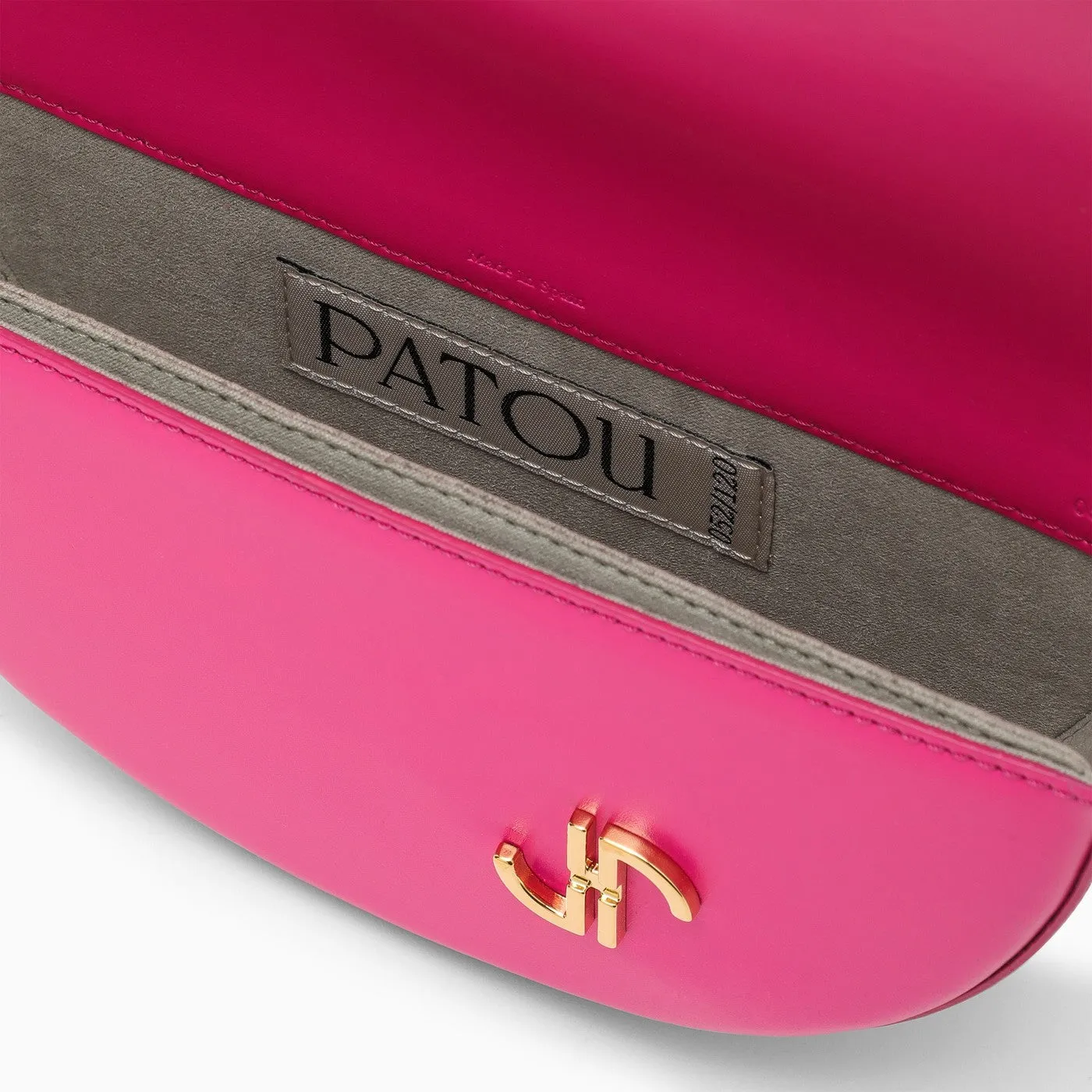 Patou    Patou Le Patou Fuchsia Leather Bag