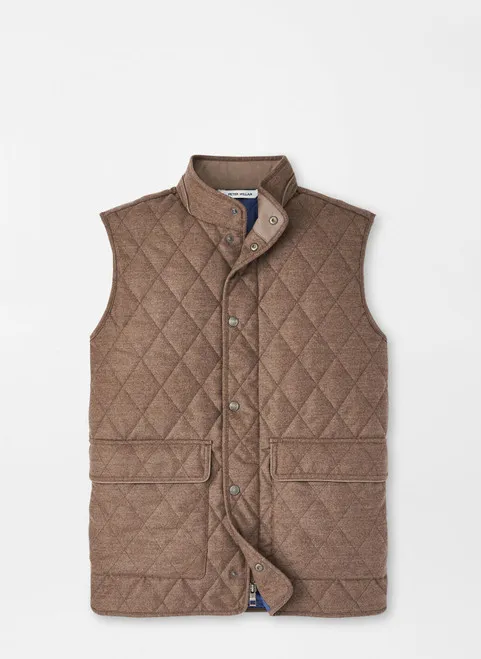 Peter Millar Essex Wool Vest: Rye