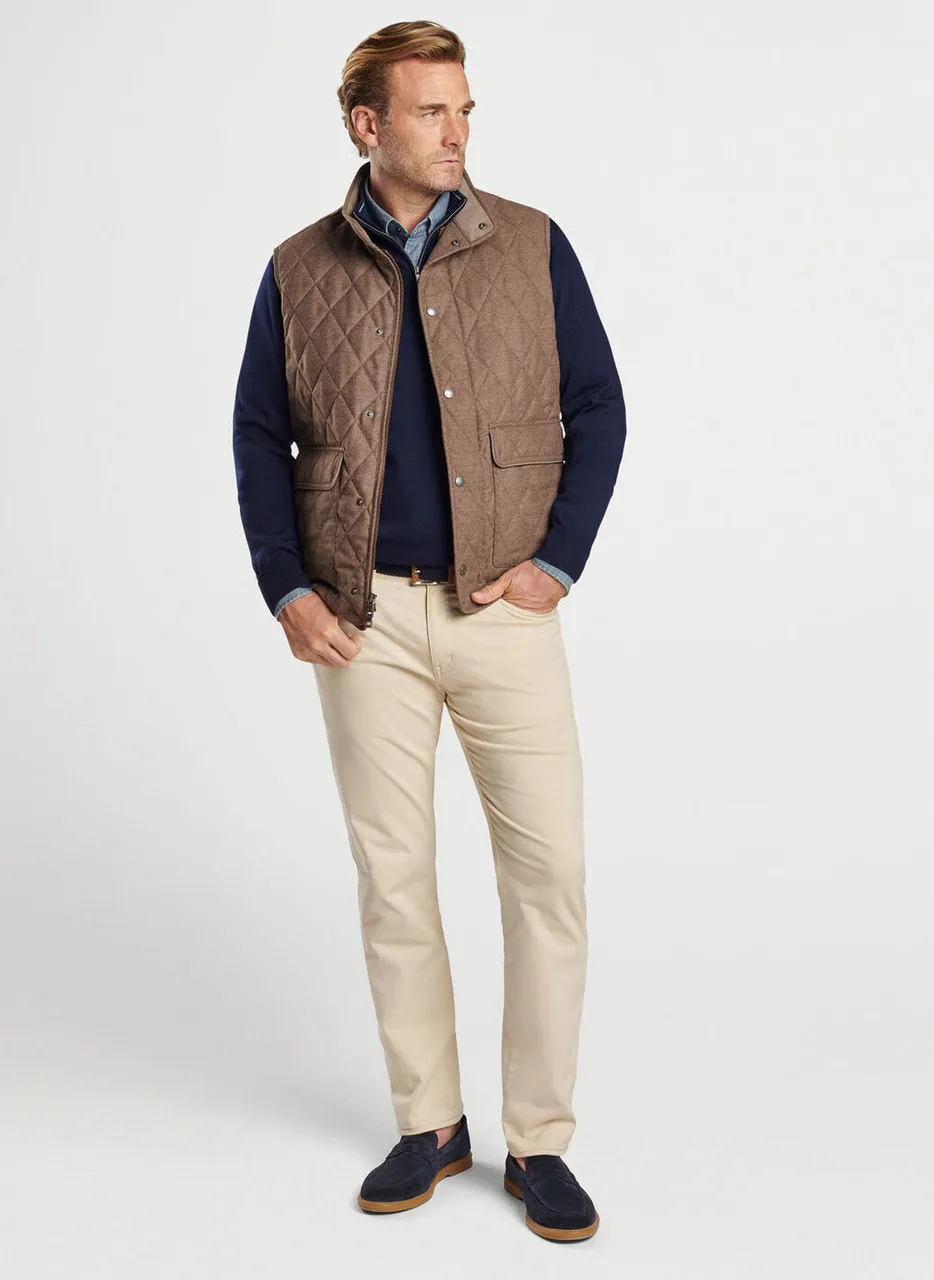 Peter Millar Essex Wool Vest: Rye