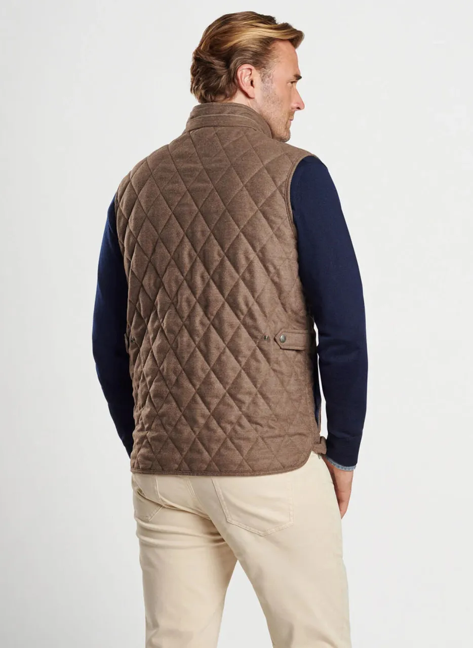 Peter Millar Essex Wool Vest: Rye