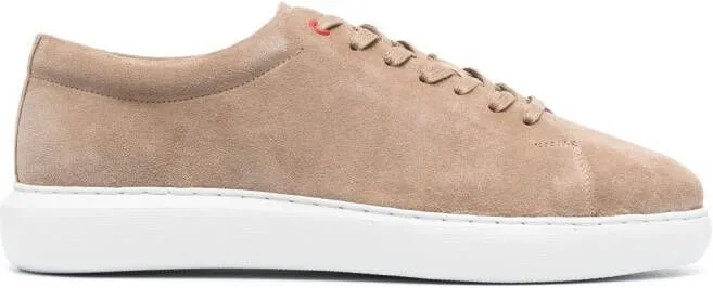 Peuterey low-top suede sneakers Neutrals