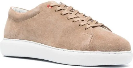 Peuterey low-top suede sneakers Neutrals