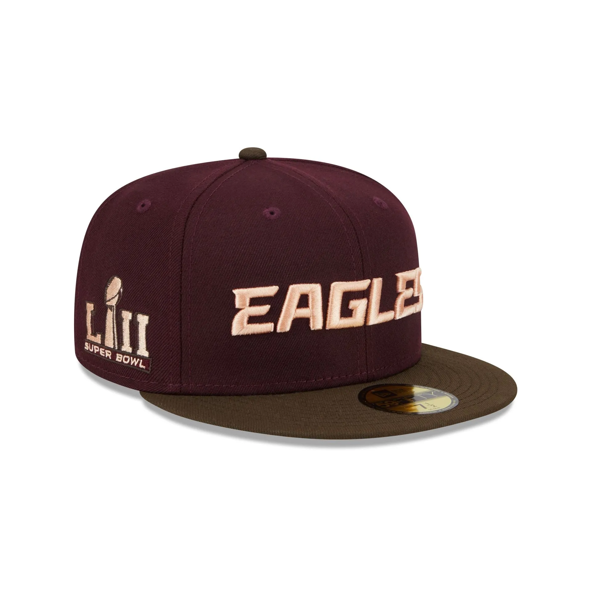 Philadelphia Eagles Berry Chocolate 59FIFTY Fitted Hat