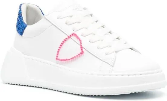 Philippe Model Paris Tres Temple low-top sneakers White