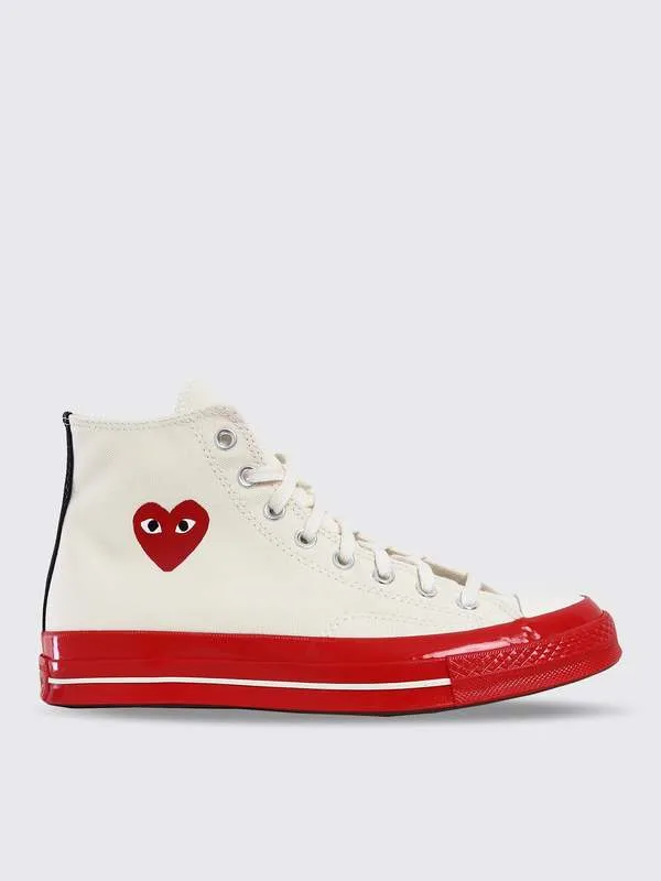 Play Comme Des Garcons Converse - White