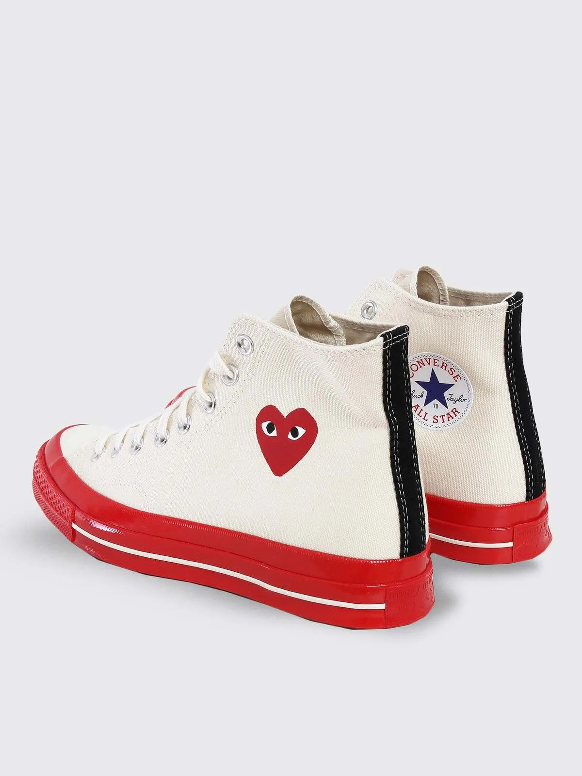 Play Comme Des Garcons Converse - White