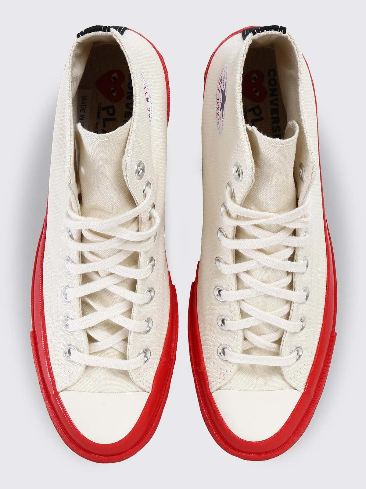 Play Comme Des Garcons Converse - White