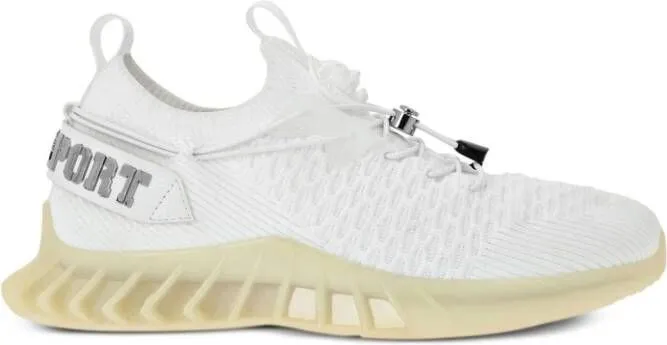 Plein Sport Runner knitted sneakers White