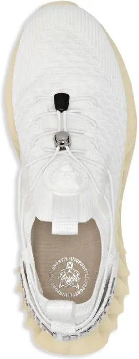 Plein Sport Runner knitted sneakers White