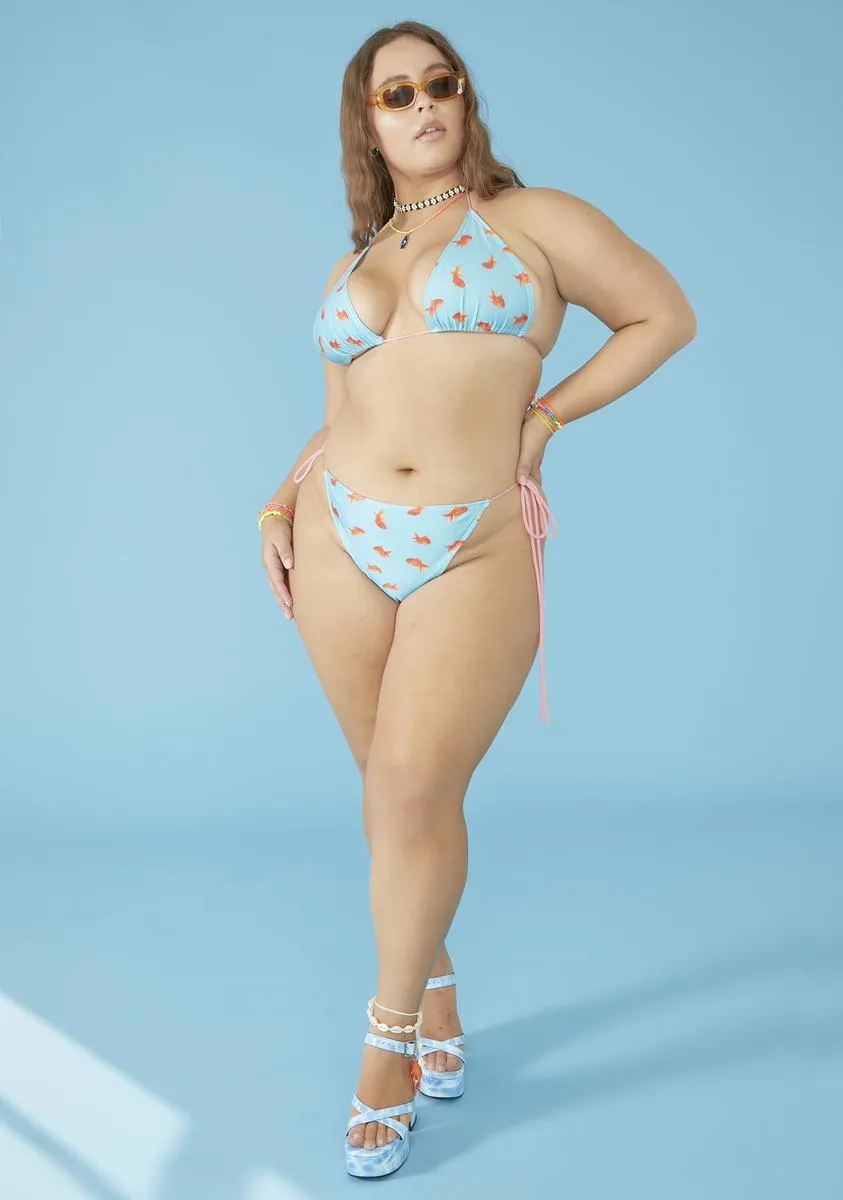 Plus Fish Outta Water Bikini Set-