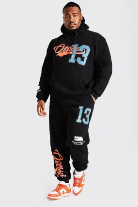 Plus Official Varsity Applique Tracksuit