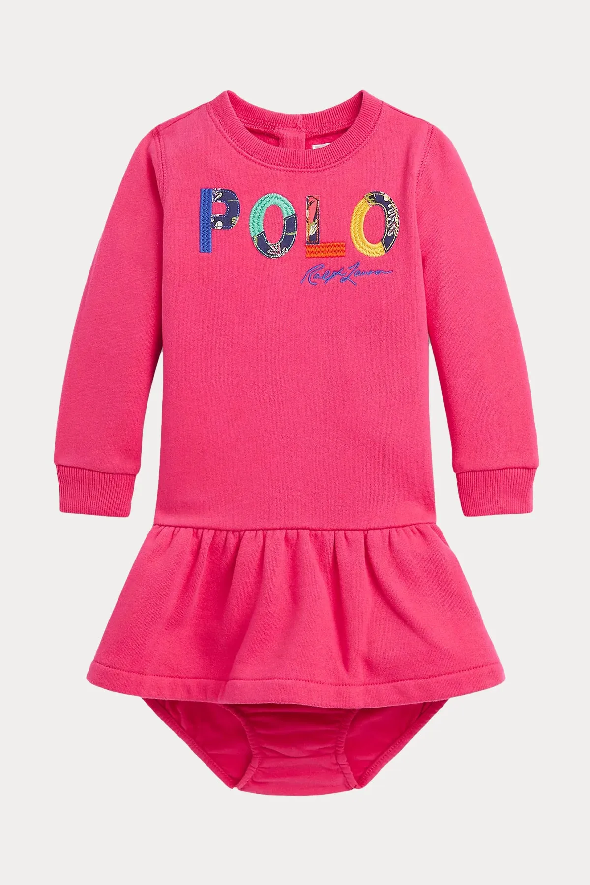 Polo Ralph Lauren Kids 12-18 Aylk Kz Bebek Polo Bear Elbise