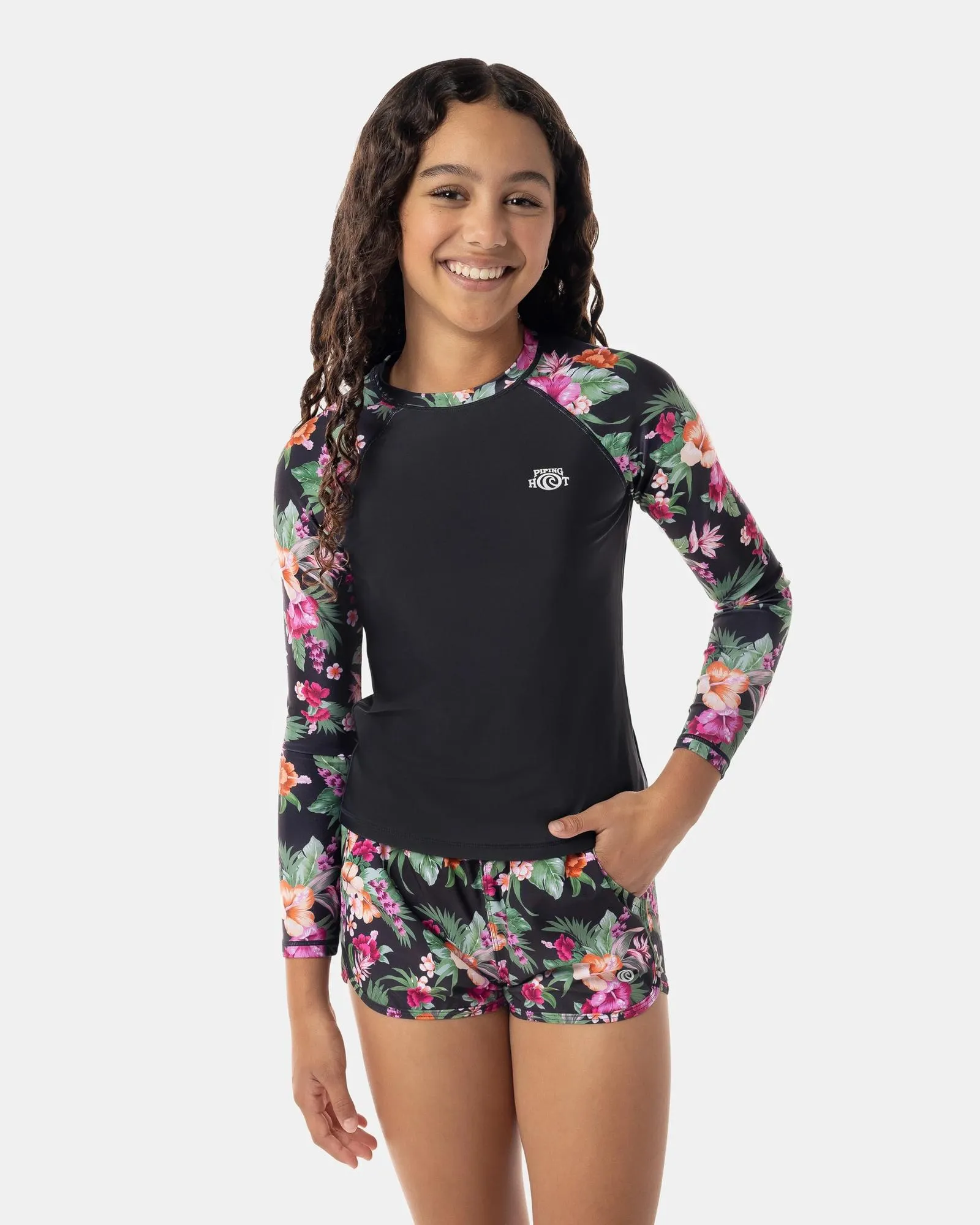 popular  Piping Hot Swim Rash Vest