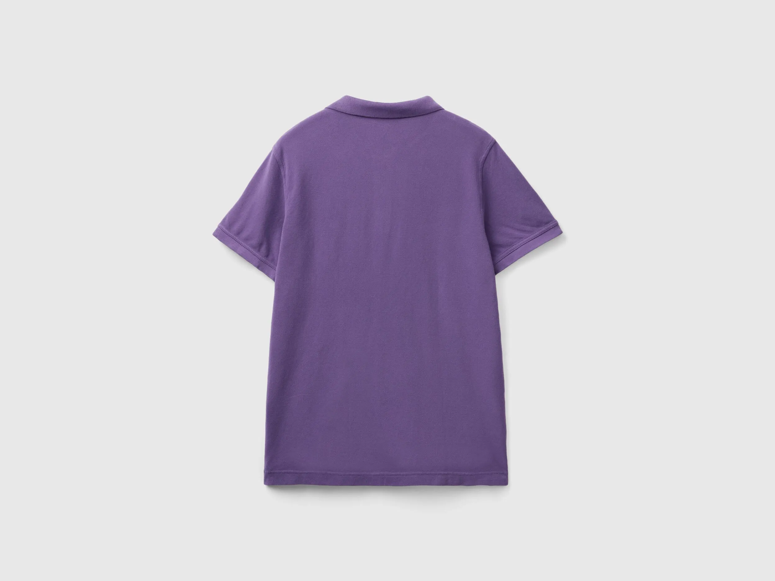 Purple regular fit polo - Violet | Benetton