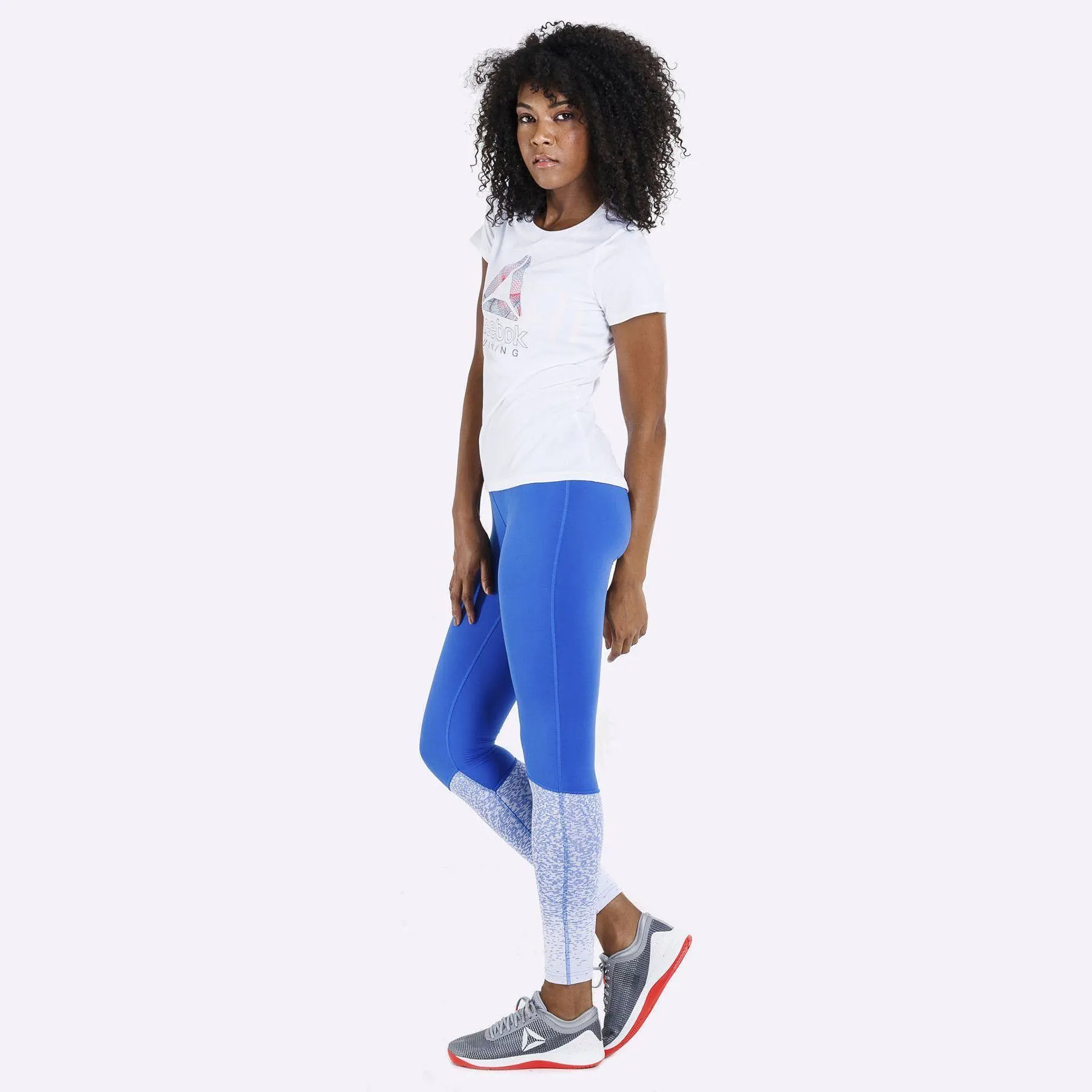 Reebok - Women's Running Essentials Delta Graphic Tee - White