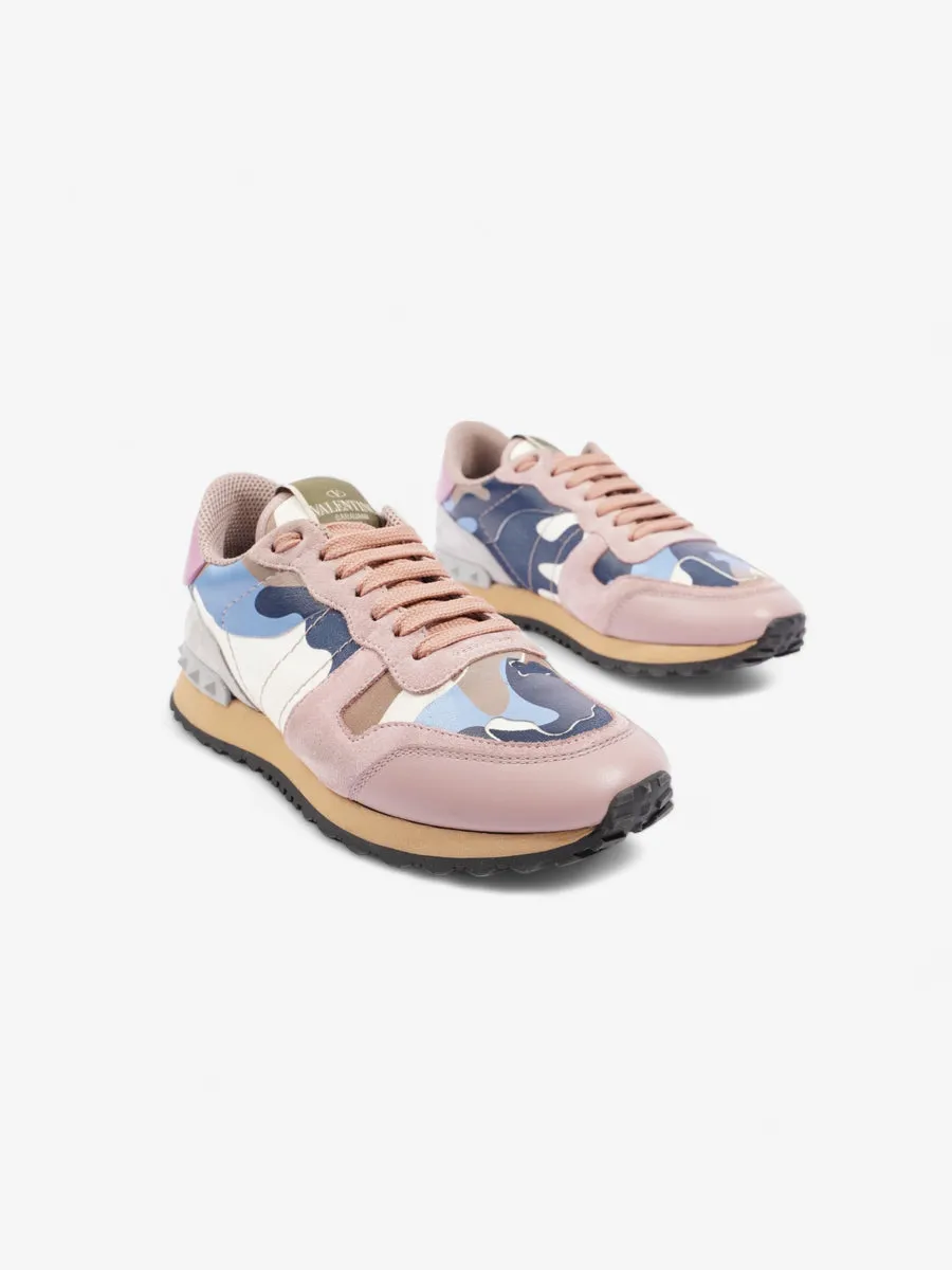 Rockrunner Sneakers Pink / Navy / White Suede EU 36.5 UK 3.5