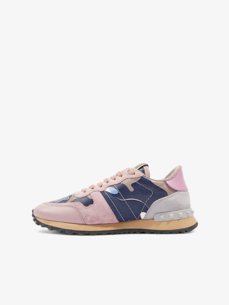 Rockrunner Sneakers Pink / Navy / White Suede EU 36.5 UK 3.5