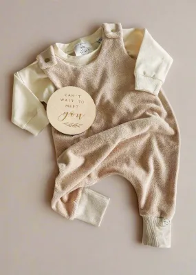 sand terry romper