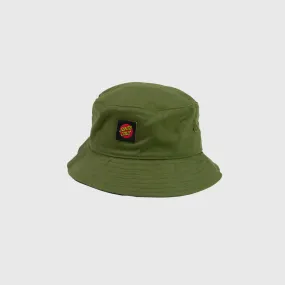 Santa Cruz Classic Label Bucket Hat - Moss