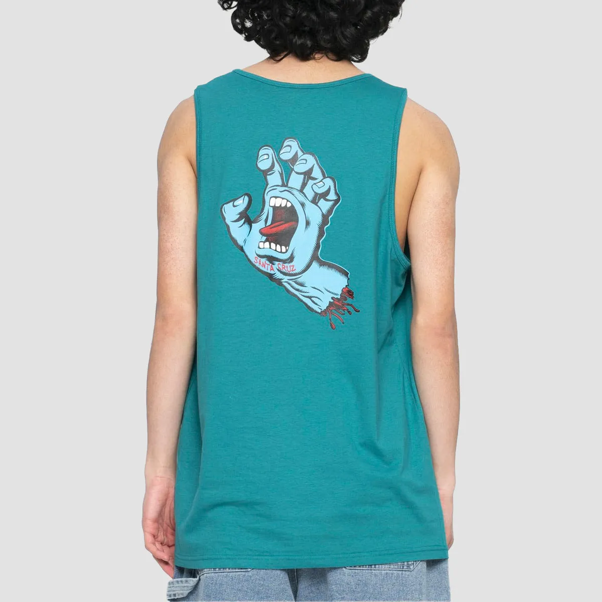 Santa Cruz Screaming Hand Vest Verdigris